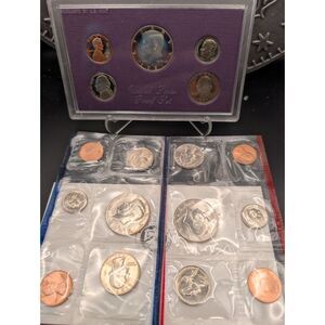 1987 U.S. Mint Set + 1987 Proof Set • P‑D‑S • Original Packaging